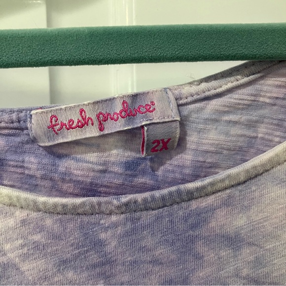 Fresh Produce Tie Dye T-Shirt Dress, 2x - Picture 2 of 5